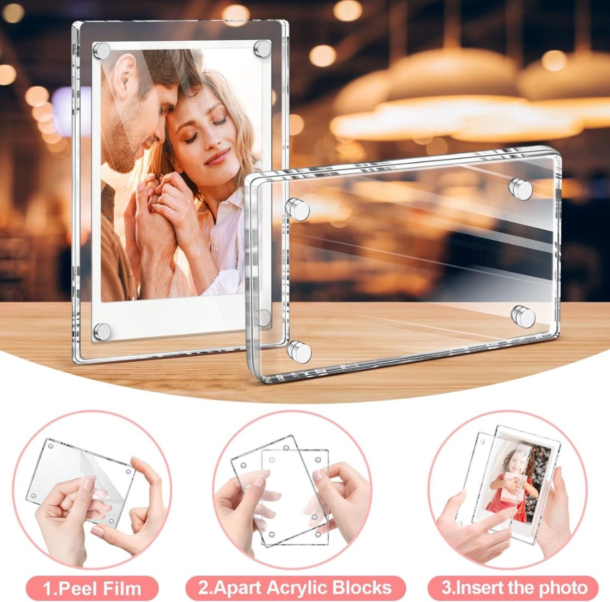 MG7 Polaroid Photo Fridge Magnets