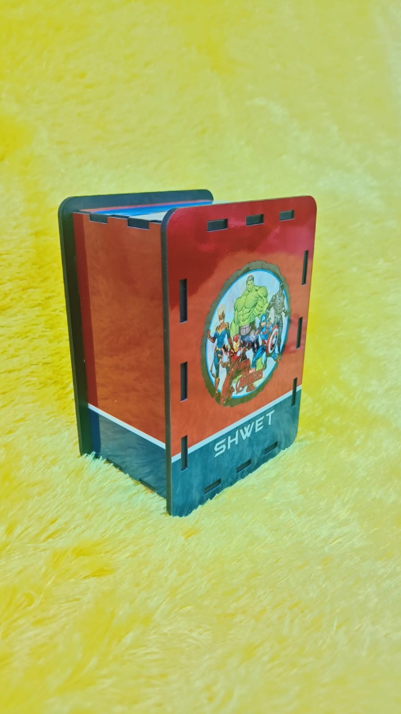 PB1 PIGGY BANK WOODEN